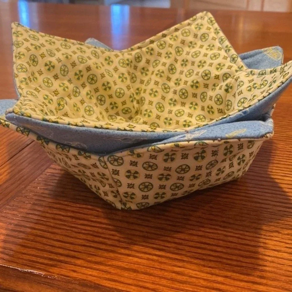 Soup bowl cozies. Set of 2